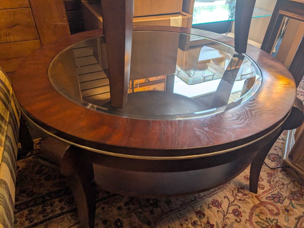 Modern Glass Top Coffee Table