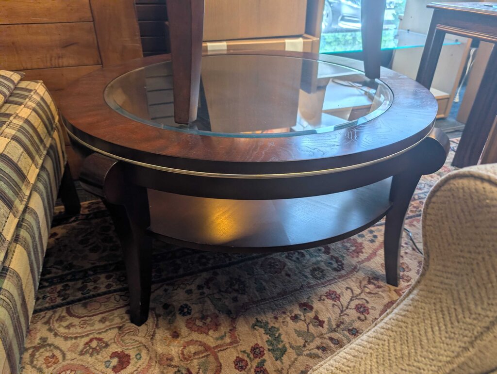 Modern Glass Top Coffee Table