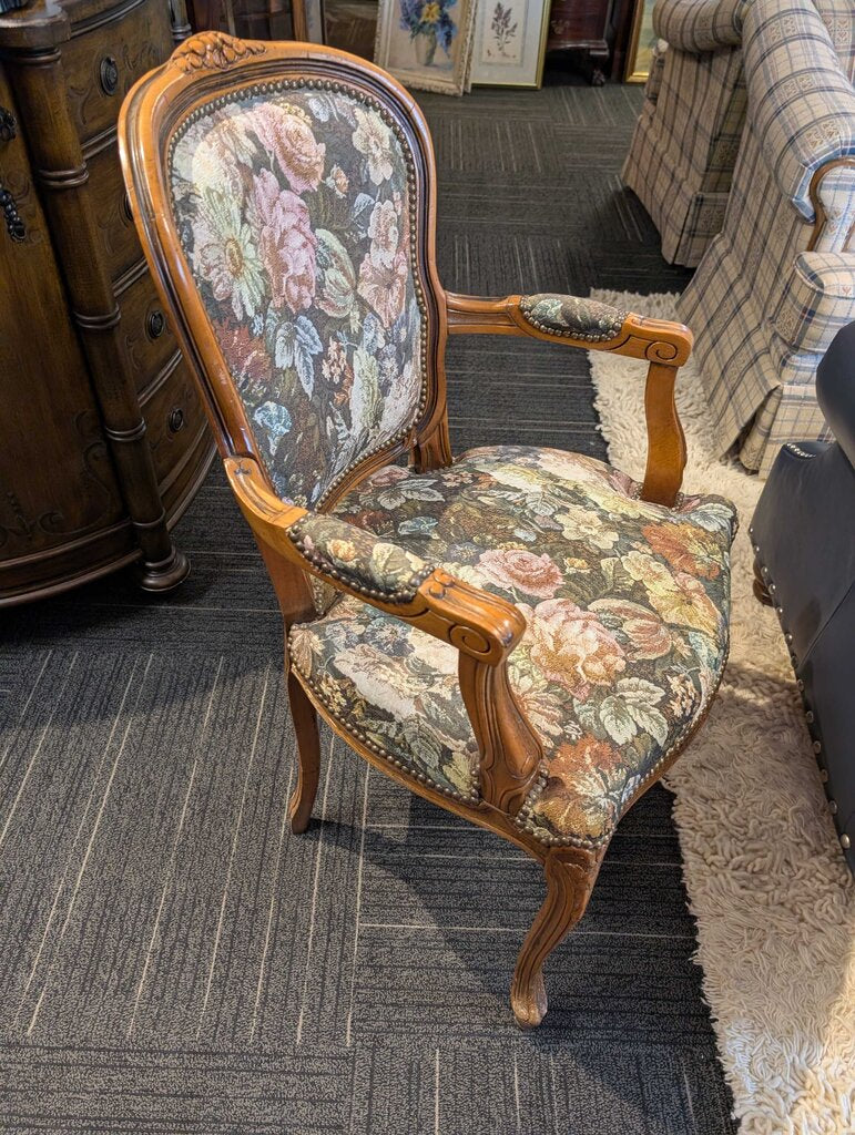 Upholstered French Armchair