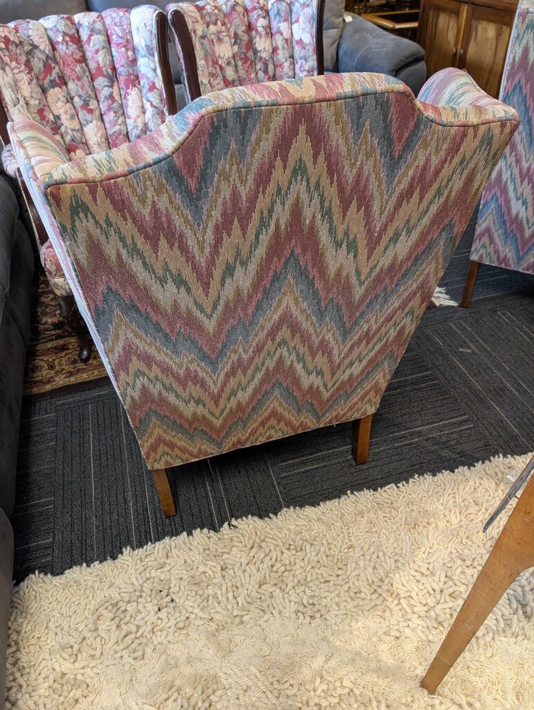 Vintage Wingback Chair By Disque Furniture