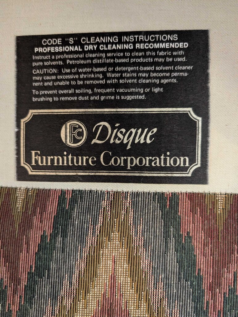 Vintage Wingback Chair By Disque Furniture