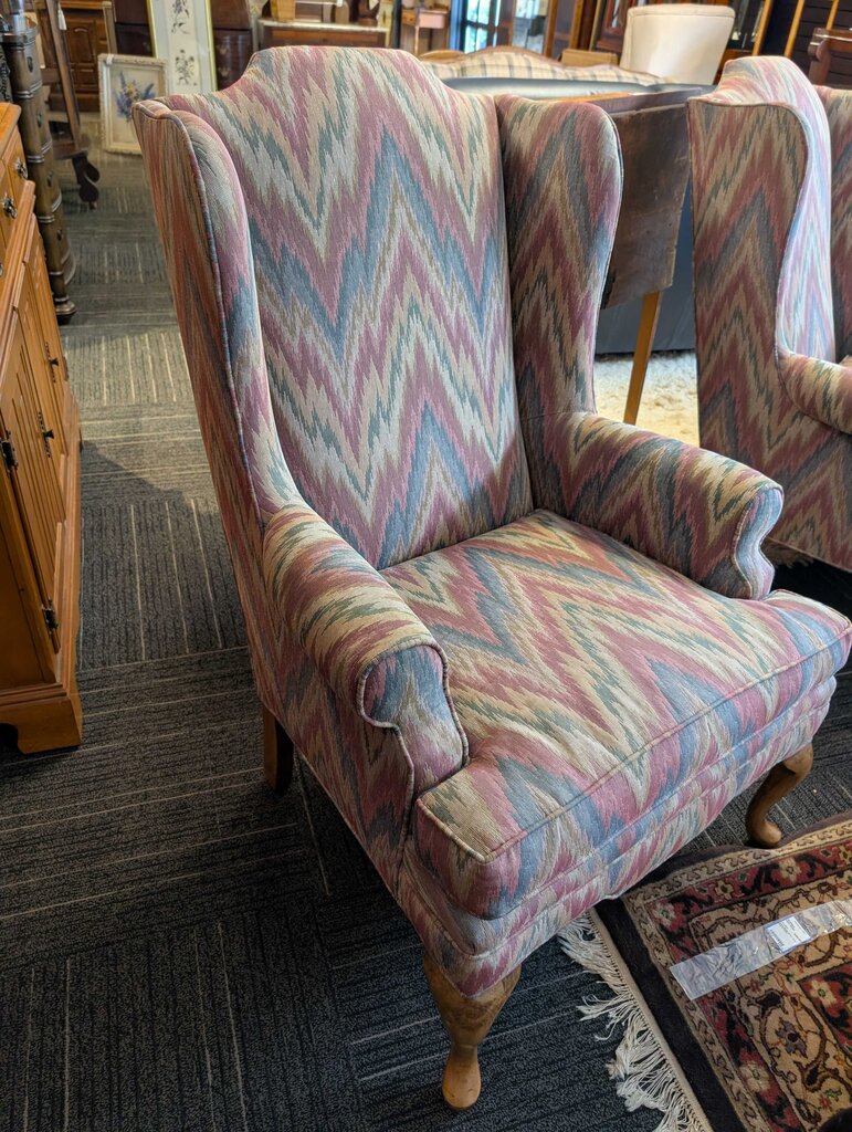 Vintage Wingback Chair By Disque Furniture