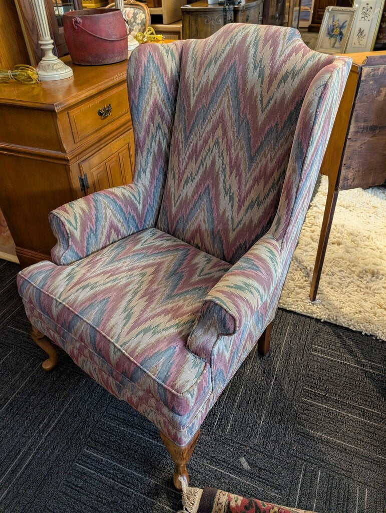 Vintage Wingback Chair By Disque Furniture
