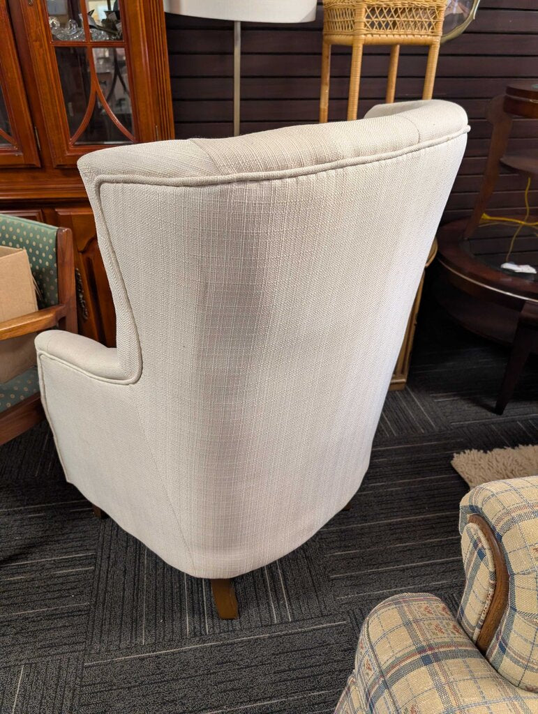 Modern Tufted Wingback Chair