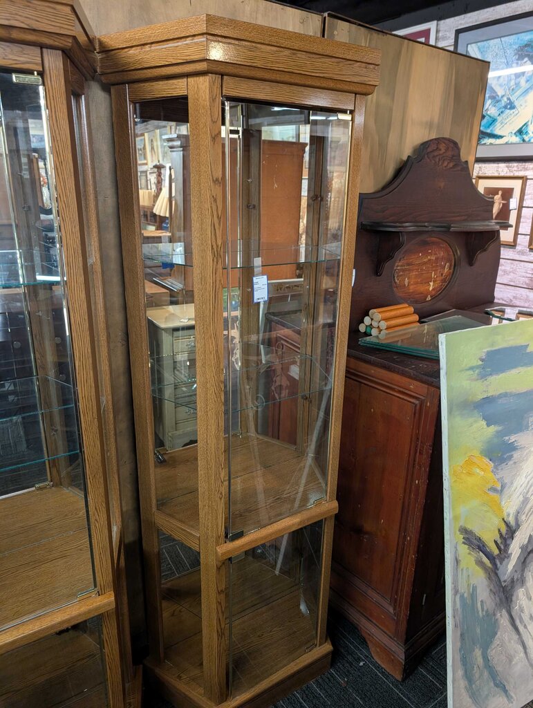 Particle Board Curio Cabinet