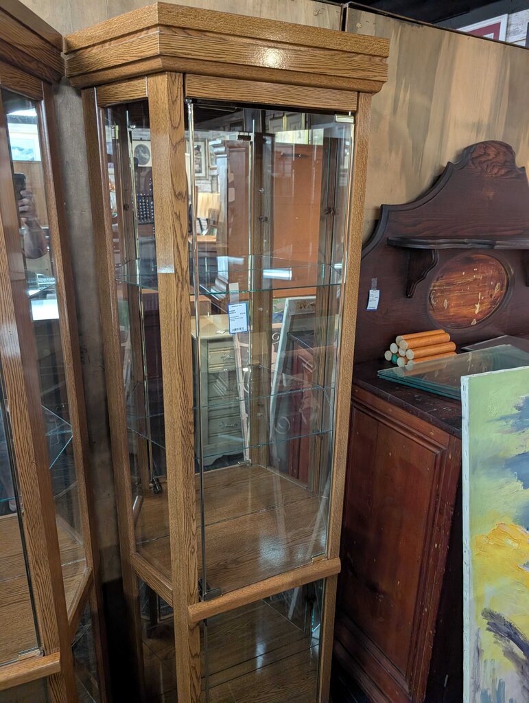 Particle Board Curio Cabinet