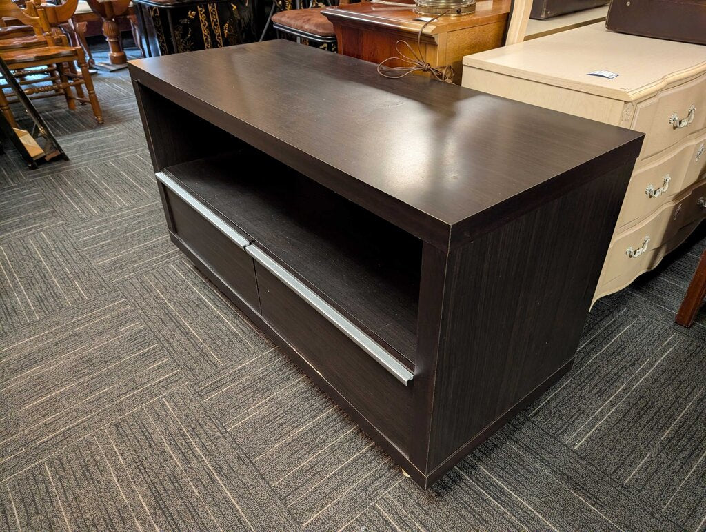 Modern Two Drawer Media Stand