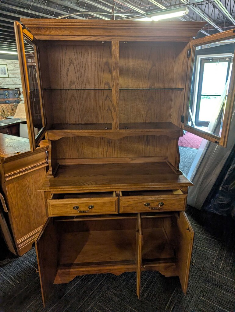 Oak China Cabinet