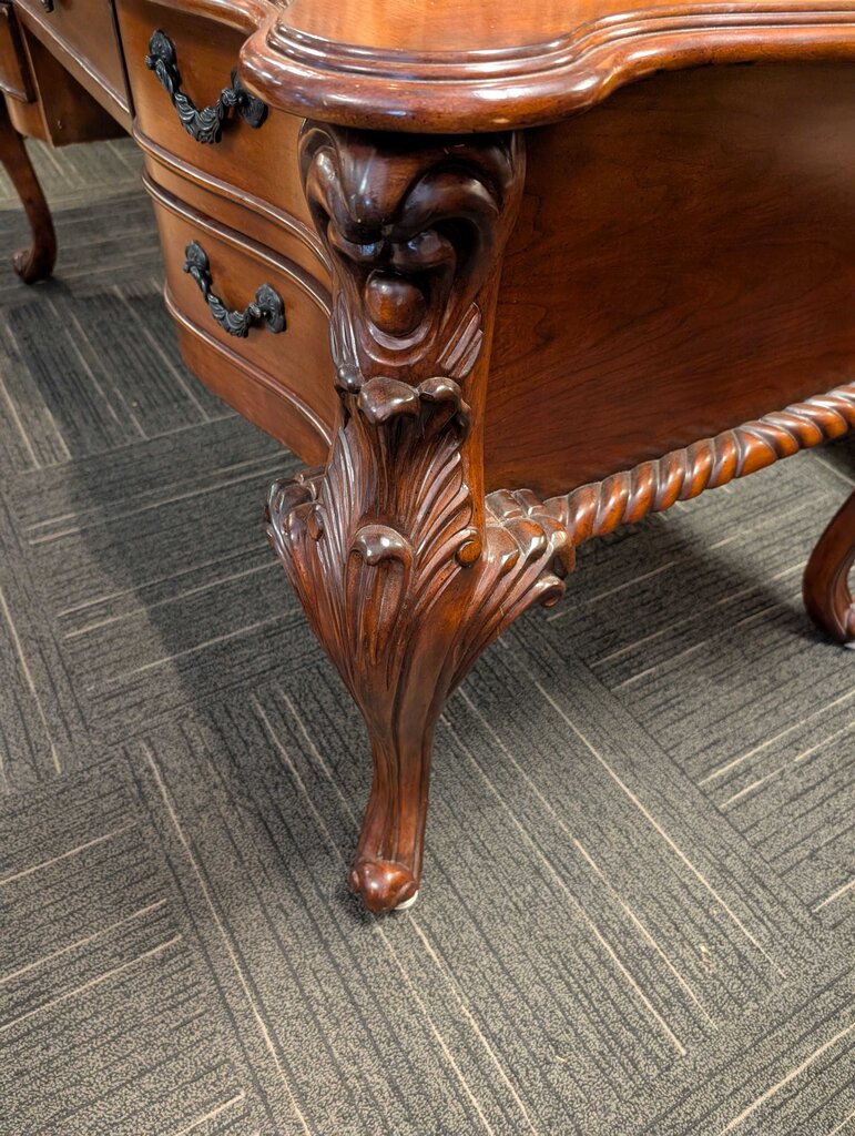 Carved Formal Executive Desk
