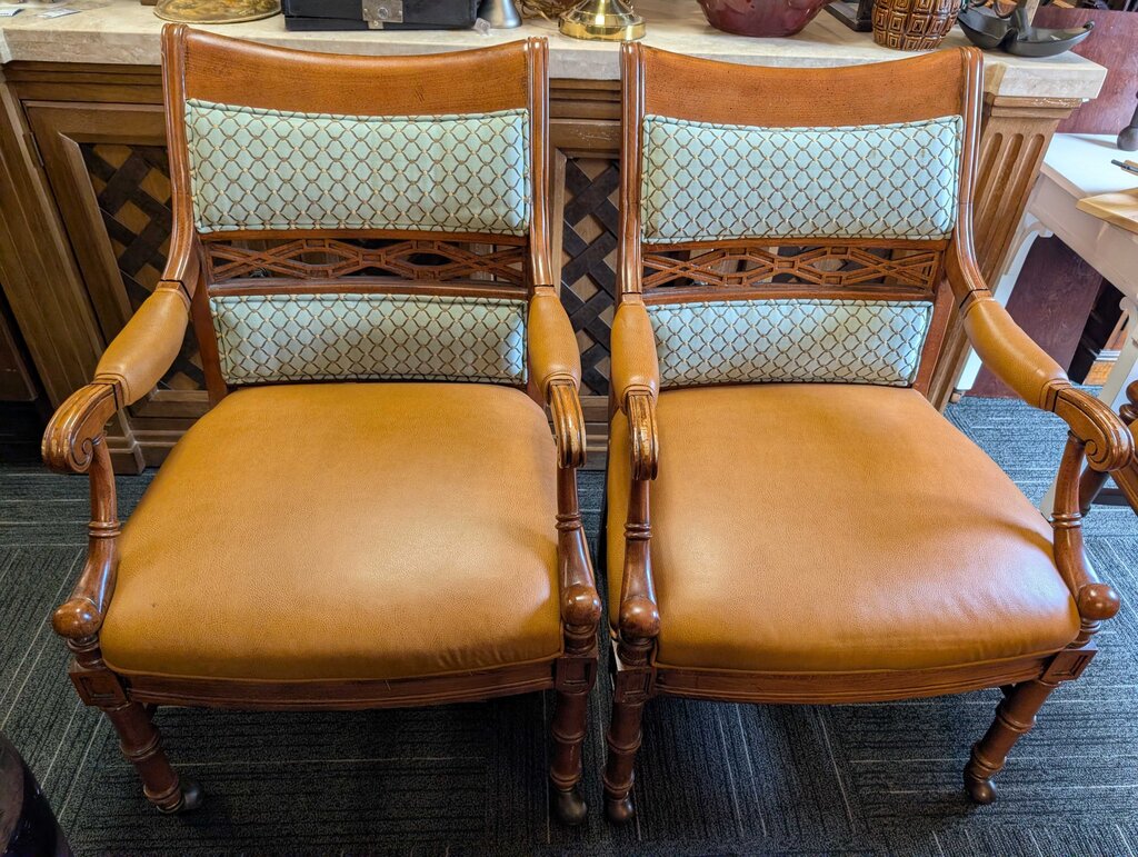 Pair Of Formal Armchairs