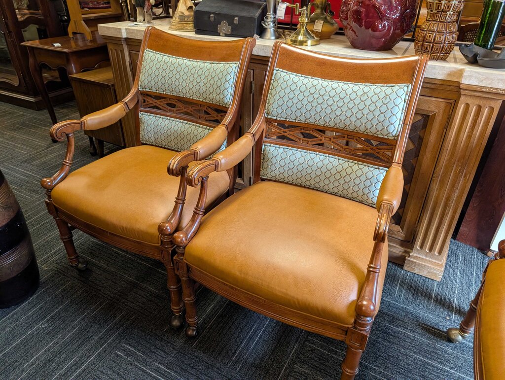 Pair Of Formal Armchairs