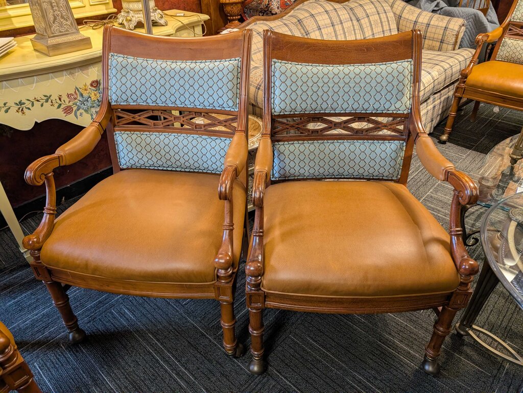 Pair Of Formal Armchairs