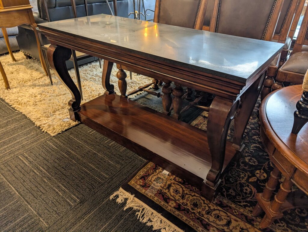 Granite Top Console Table