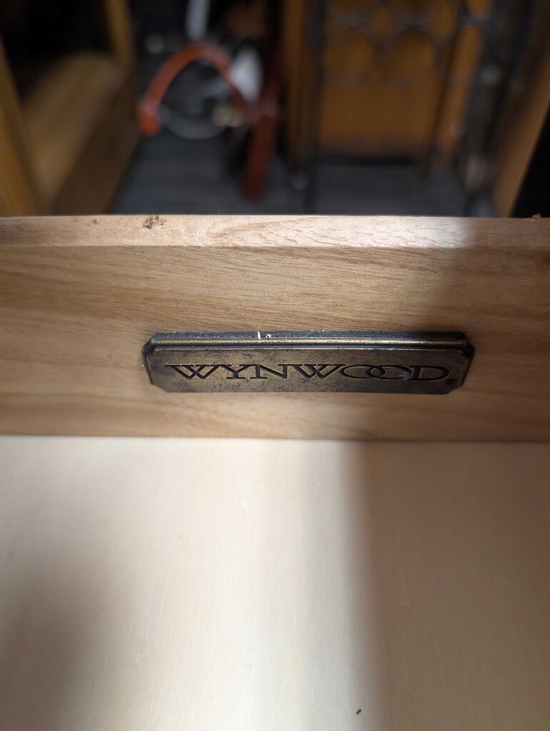 Two Drawer Side Table