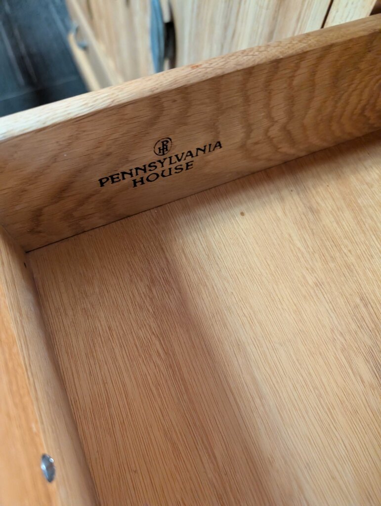 Pennsylvania House Oak Dresser With Mirror