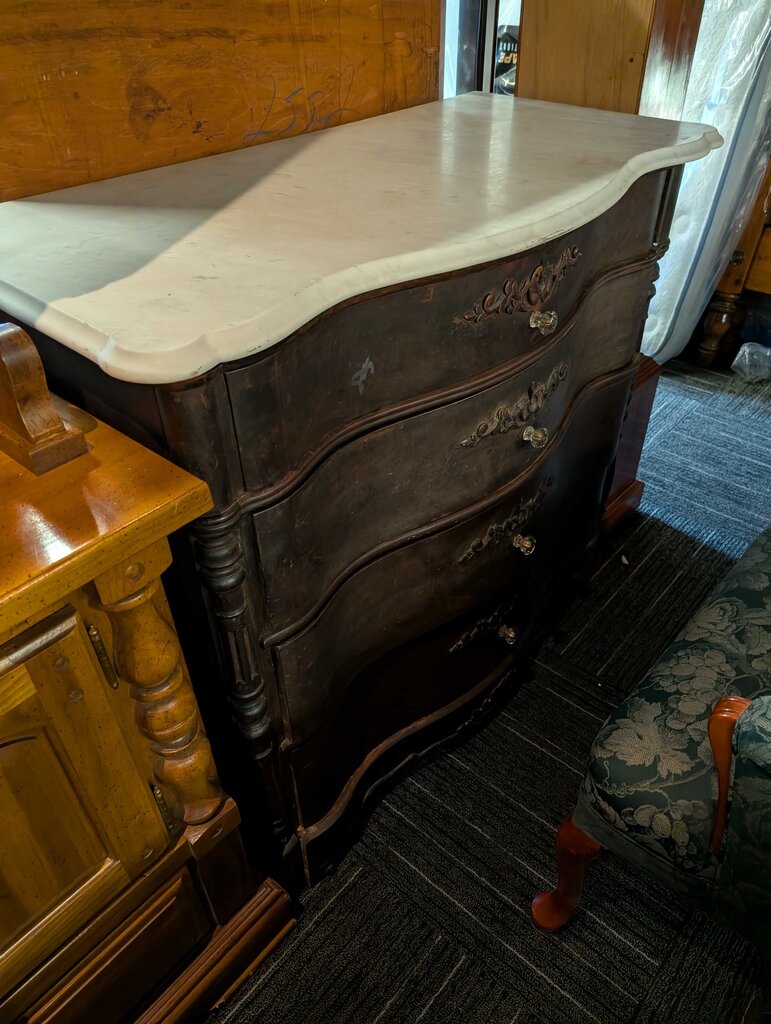 Antique Marble Top Dresser