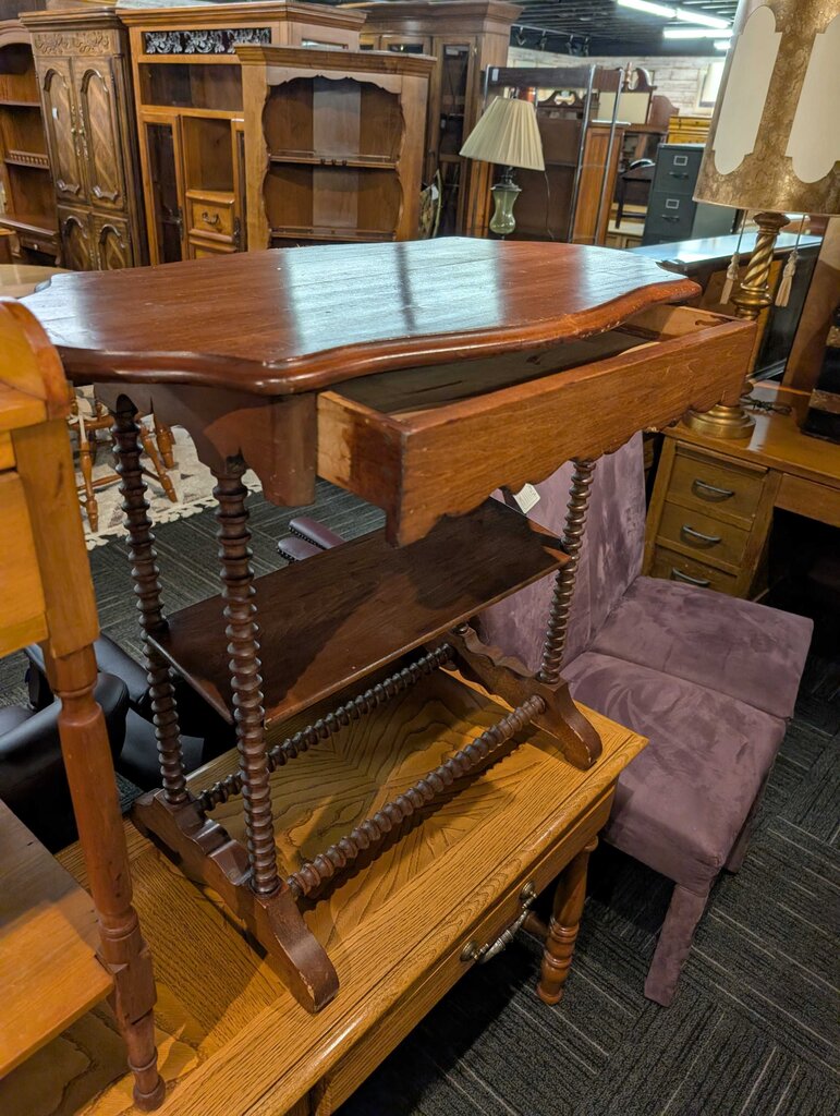 Antique One Drawer Stand