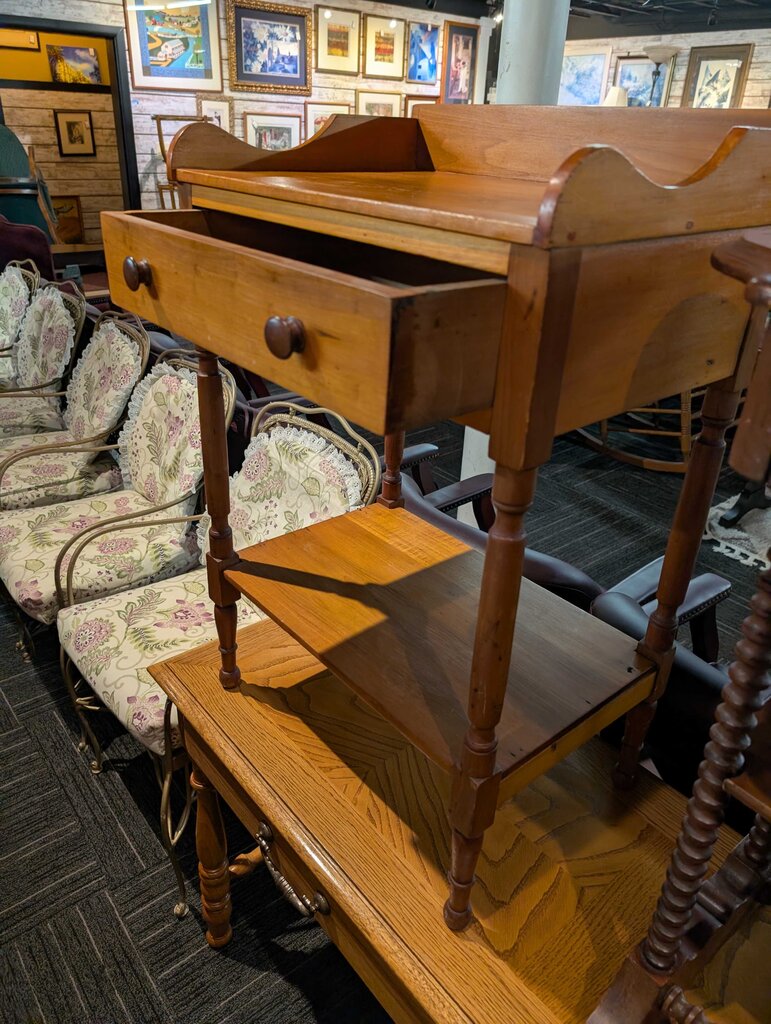 Antique One Drawer Stand
