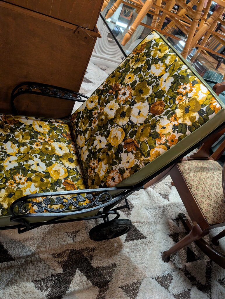 Vintage Wrought Iron Lounge Chair