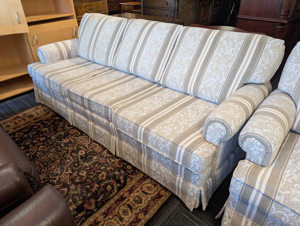 Vintage Striped Sofa