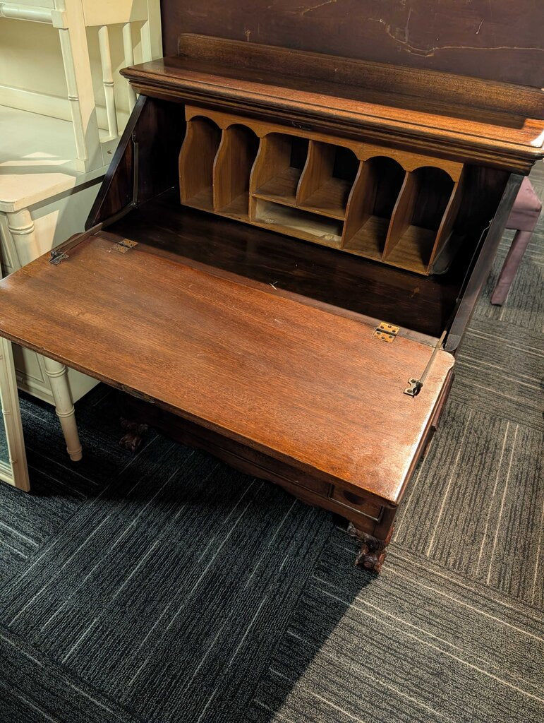 Vintage Mahogany Drop Front Desk