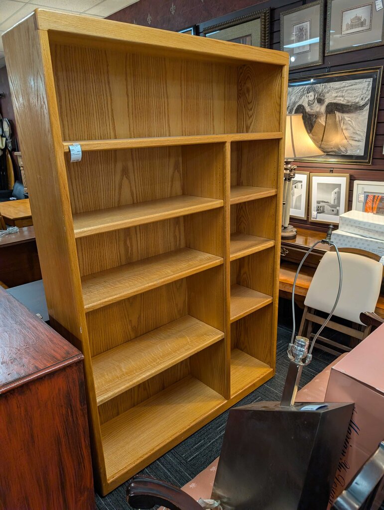Oak Finish Bookshelf