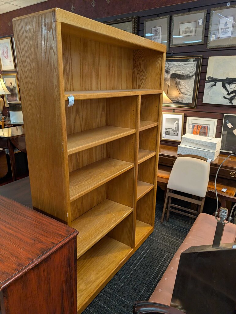 Oak Finish Bookshelf