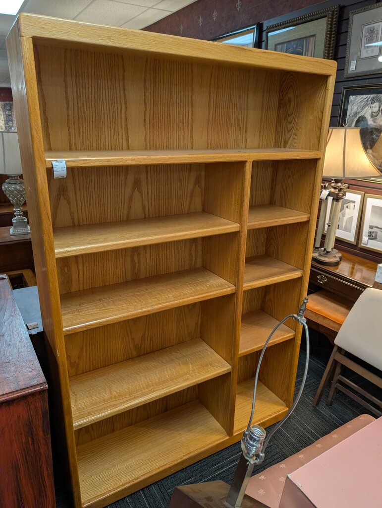 Oak Finish Bookshelf