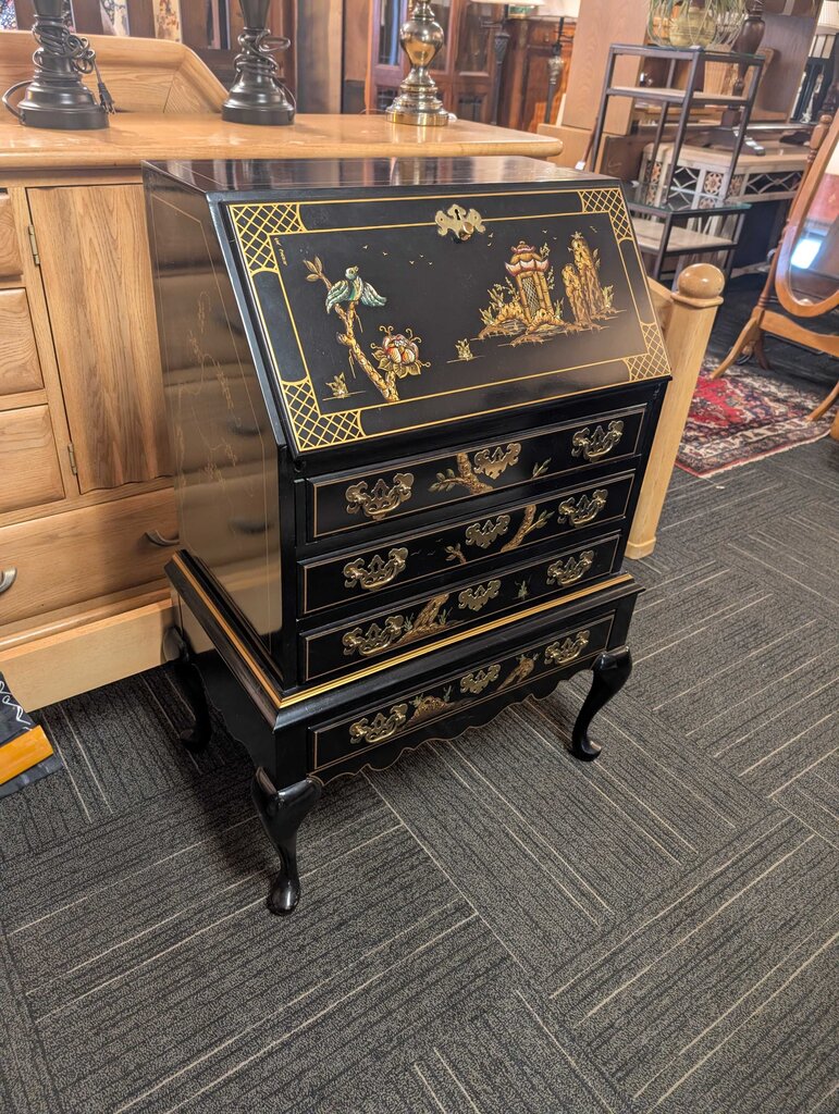 Asian Inspired Drop Front Desk