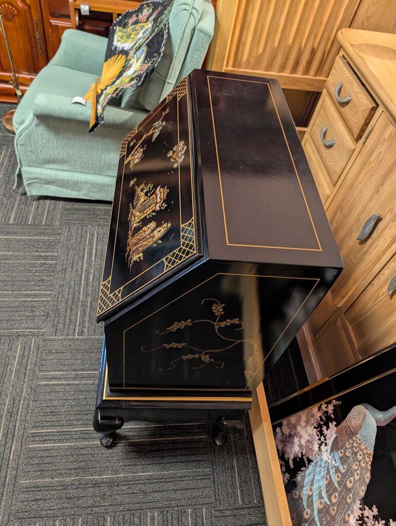 Asian Inspired Drop Front Desk