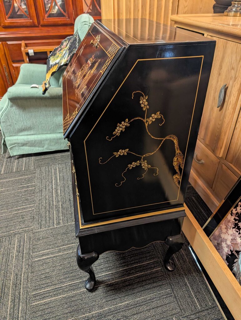 Asian Inspired Drop Front Desk