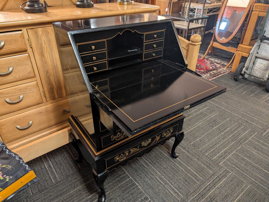 Asian Inspired Drop Front Desk