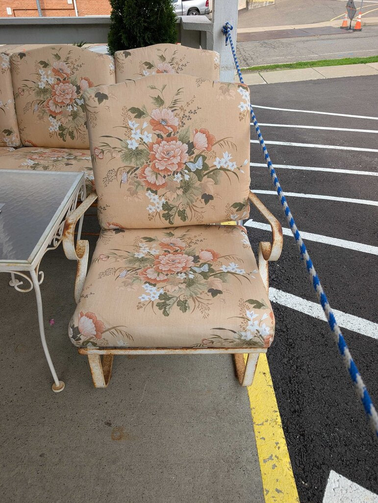 4 Piece Wrought Iron Patio Set