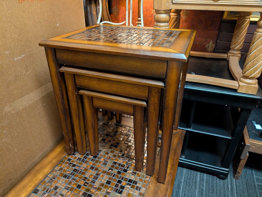 Mosaic Top Stacking Tables