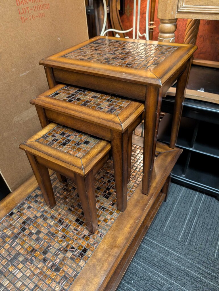 Mosaic Top Stacking Tables