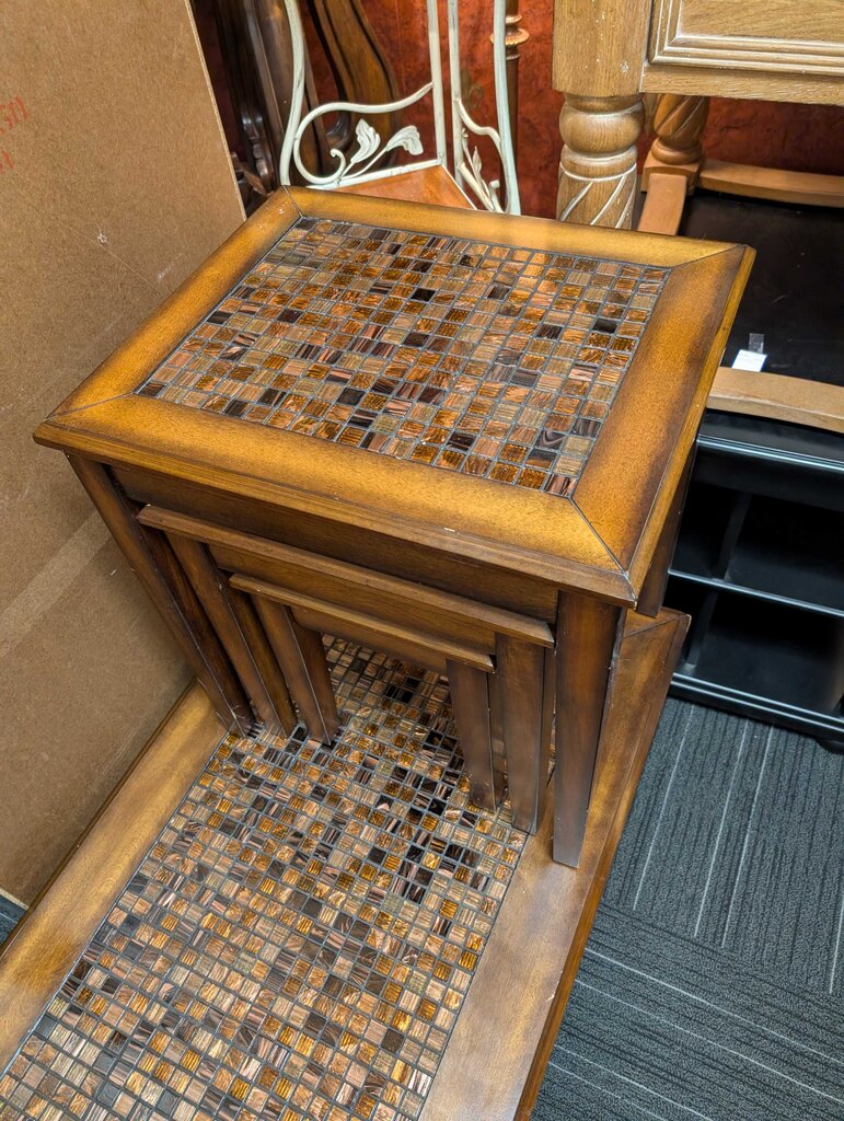 Mosaic Top Stacking Tables