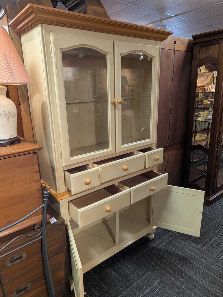 Country Style China Cabinet