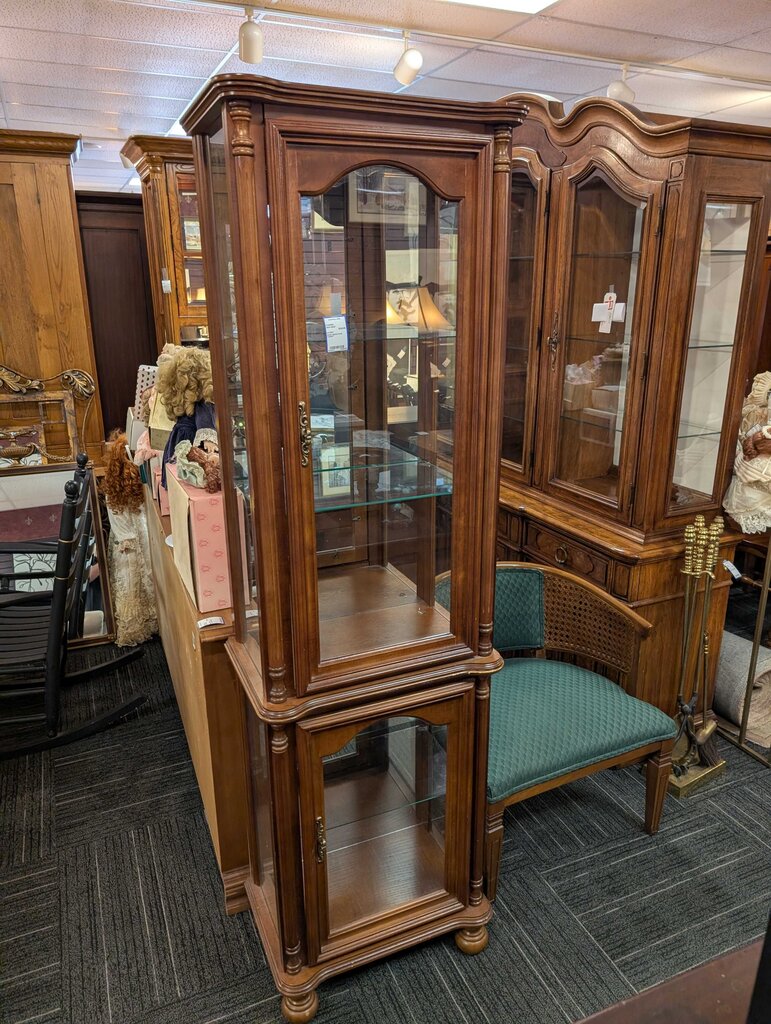 Small Lighted Curio Cabinet
