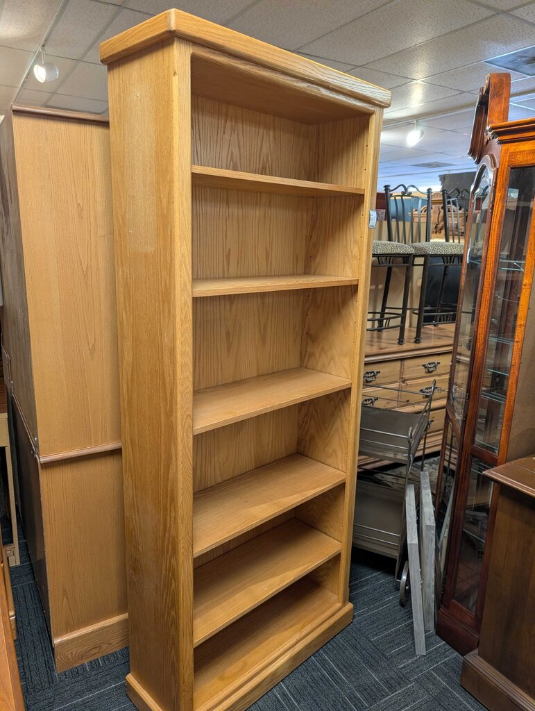 Contemporary Oak Bookcase