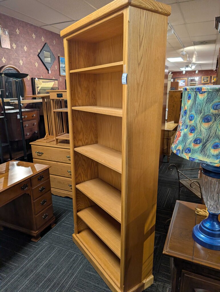 Contemporary Oak Bookcase