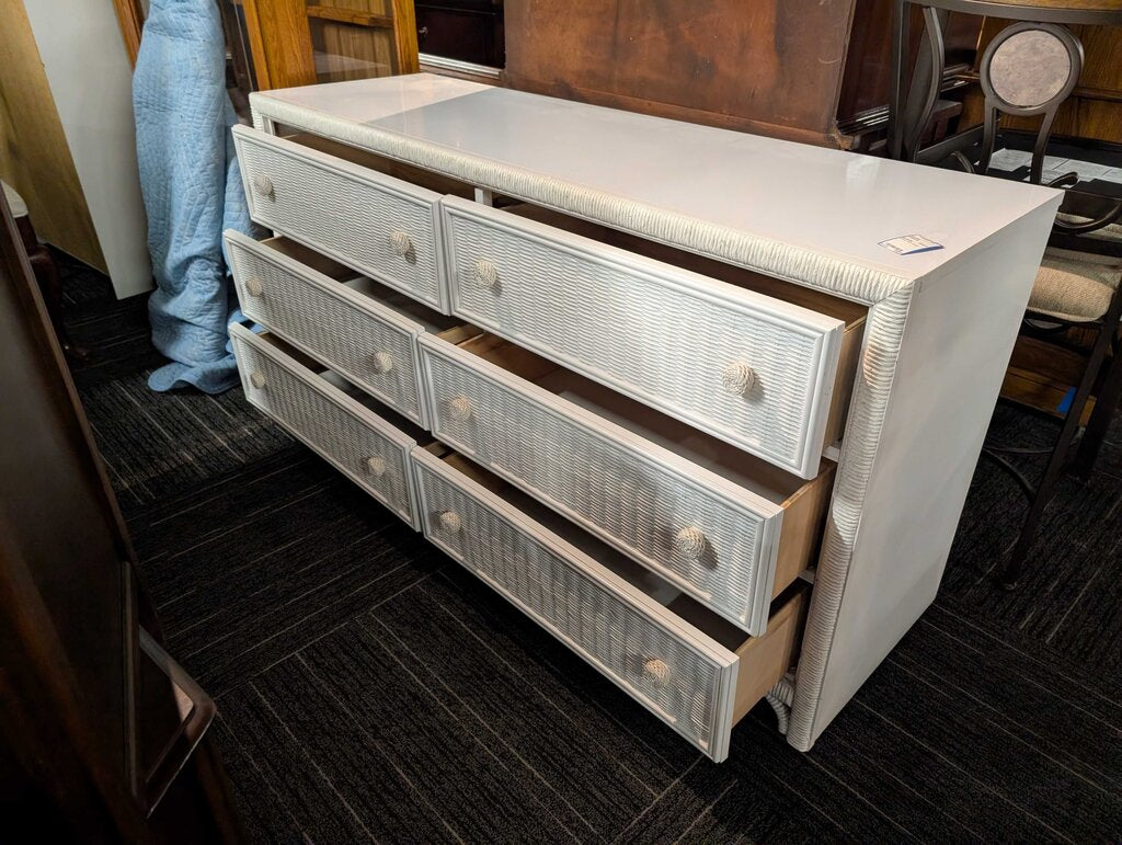 Wicker Front Dresser