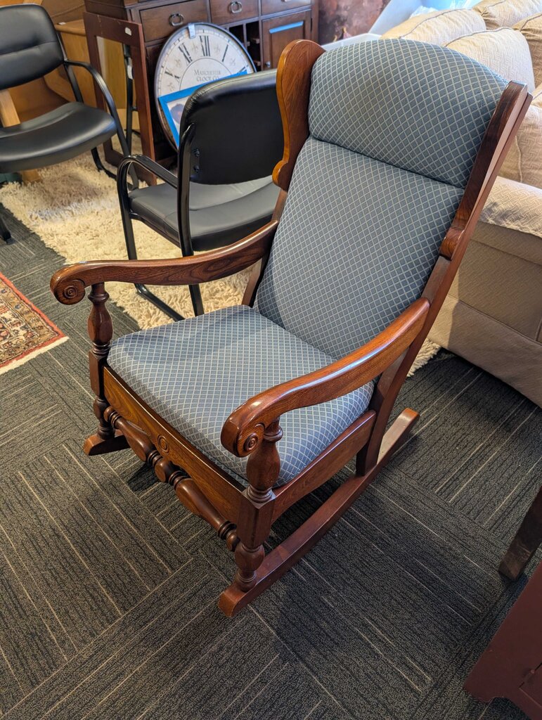 Vintage Upholstered Rocker