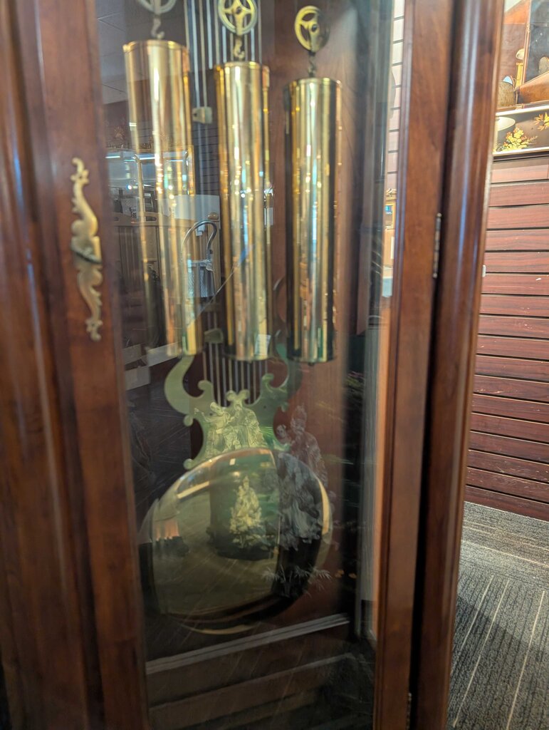 Ridgeway Cherry Grandfather Clock