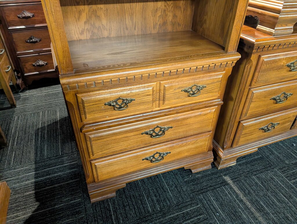 Oak Media Cabinet