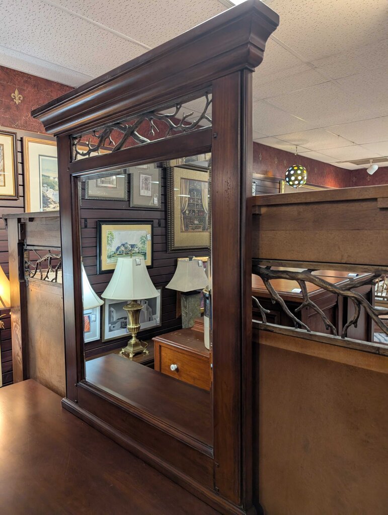 Dresser With Mirror By Klaussner