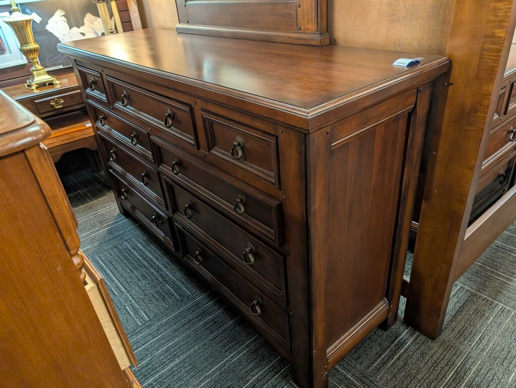 Dresser With Mirror By Klaussner