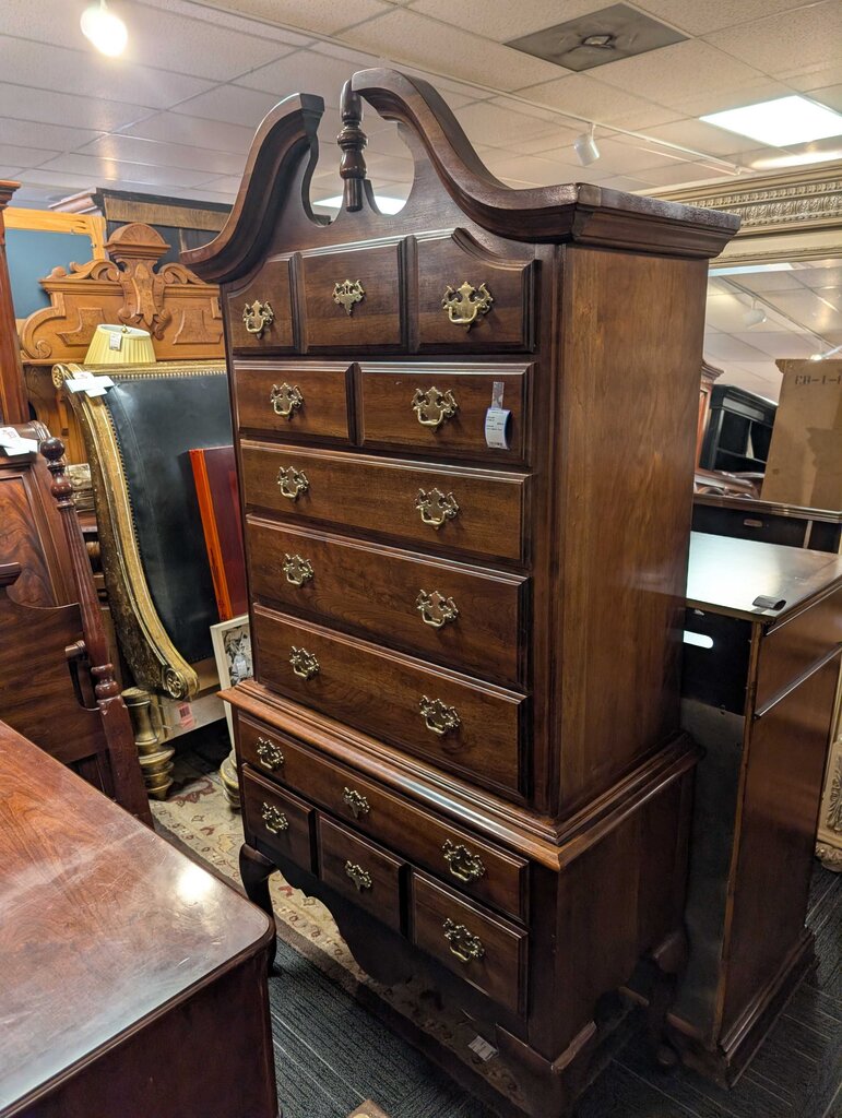Cherry Highboy Chest