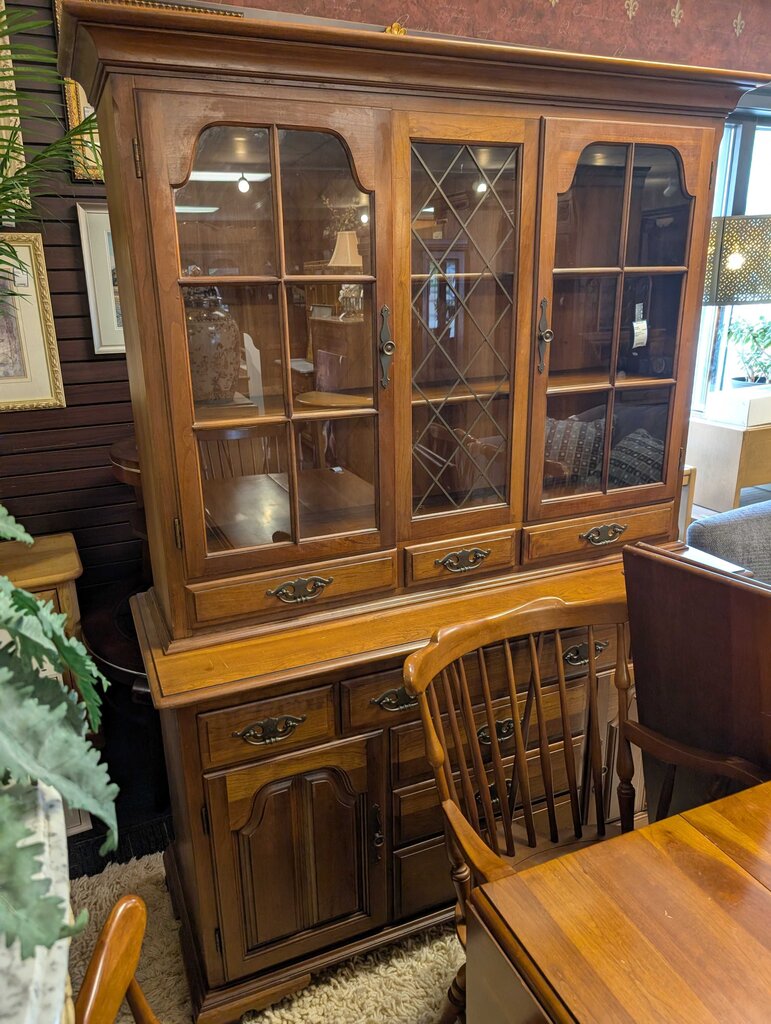 Solid Cherry China Cabinet
