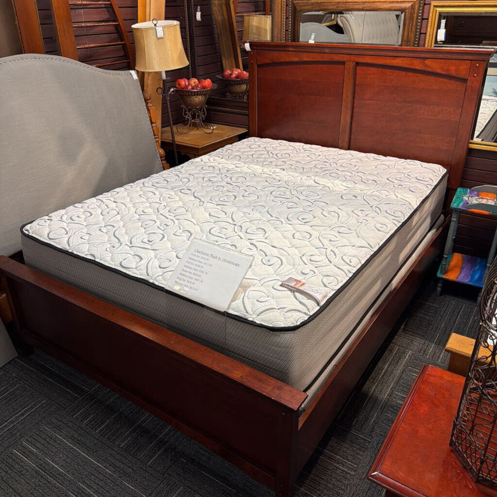 Queen Size Cherry Finish Bed