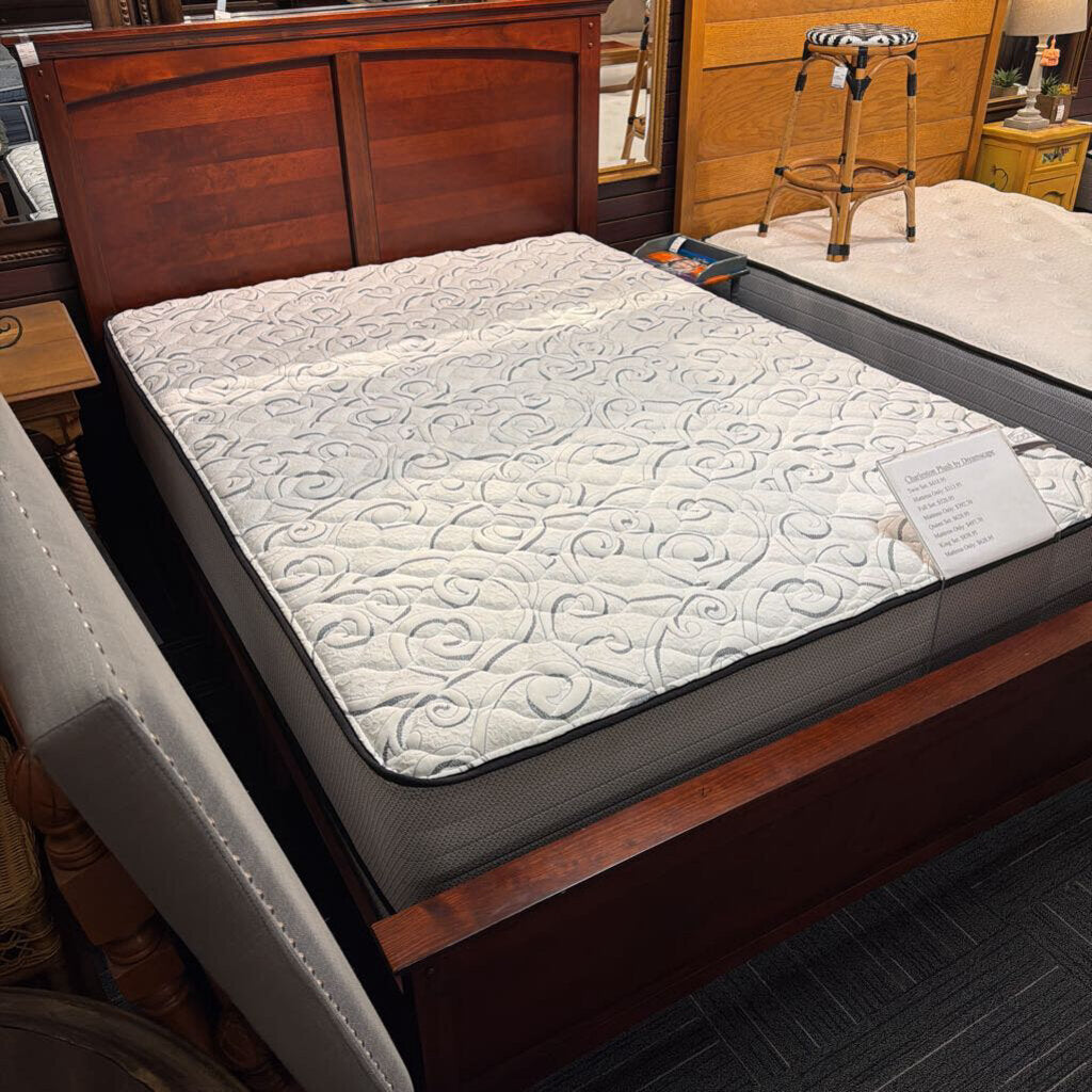 Queen Size Cherry Finish Bed